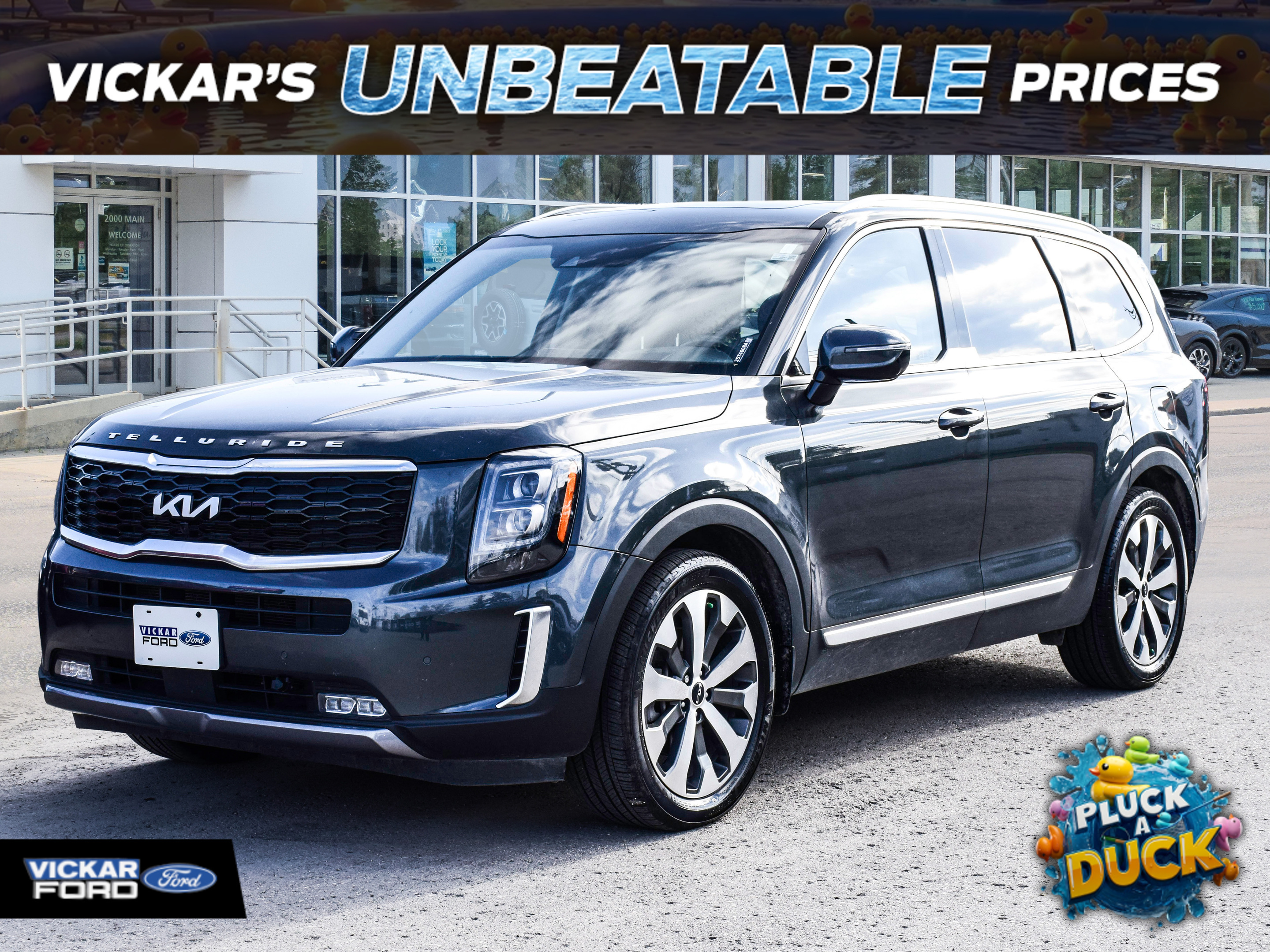 Gray 2022 Kia Telluride SX Limited AWD SUV / Crossover Automatic