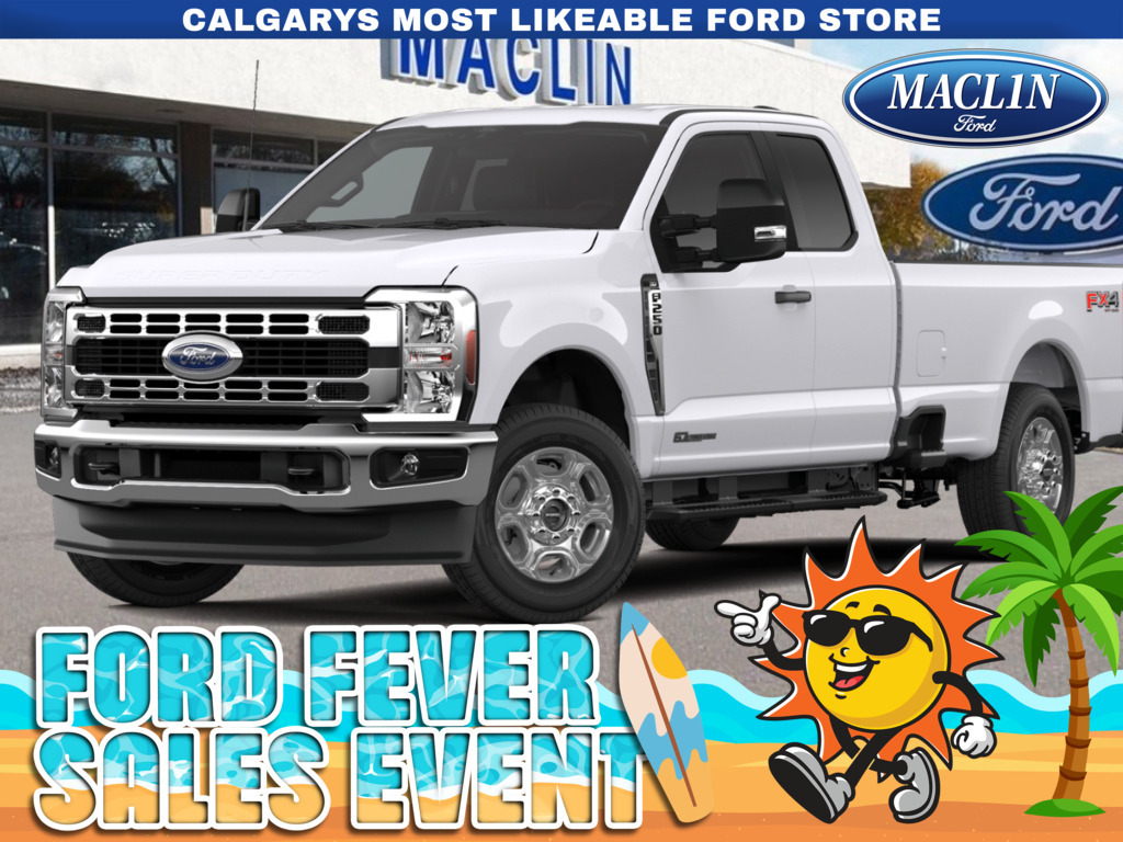 White 2026 Ford F-250 Super Duty XL SuperCab 4WD Pickup Truck Four-Wheel Drive Automatic