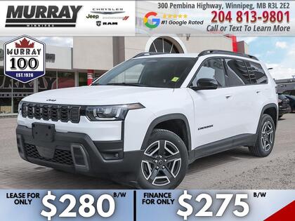 White 2026 Jeep Cherokee Laredo 4WD SUV / Crossover Four-Wheel Drive Continuously Variable Transmission