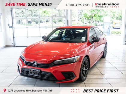 RALLYE RED 2022 Honda Civic Sport FWD Sedan Front-Wheel Drive Automatic