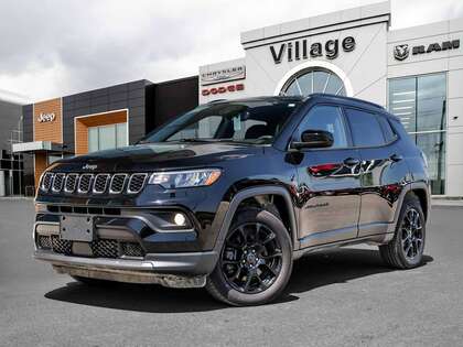 Black 2025 Jeep Compass Altitude 4WD SUV / Crossover 8-Speed Automatic