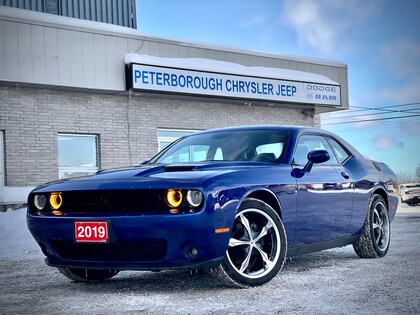 Blue 2019 Dodge Challenger SXT RWD Coupe Rear-Wheel Drive 8-Speed Automatic