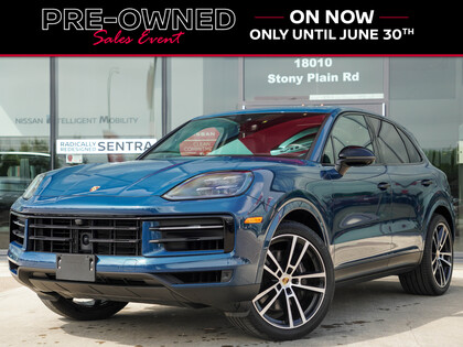 Blue 2024 Porsche Cayenne AWD SUV / Crossover All-Wheel Drive 8-Speed Automatic