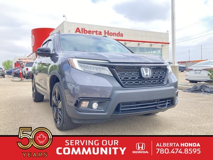 Gray 2020 Honda Passport Touring AWD SUV / Crossover All-Wheel Drive Automatic