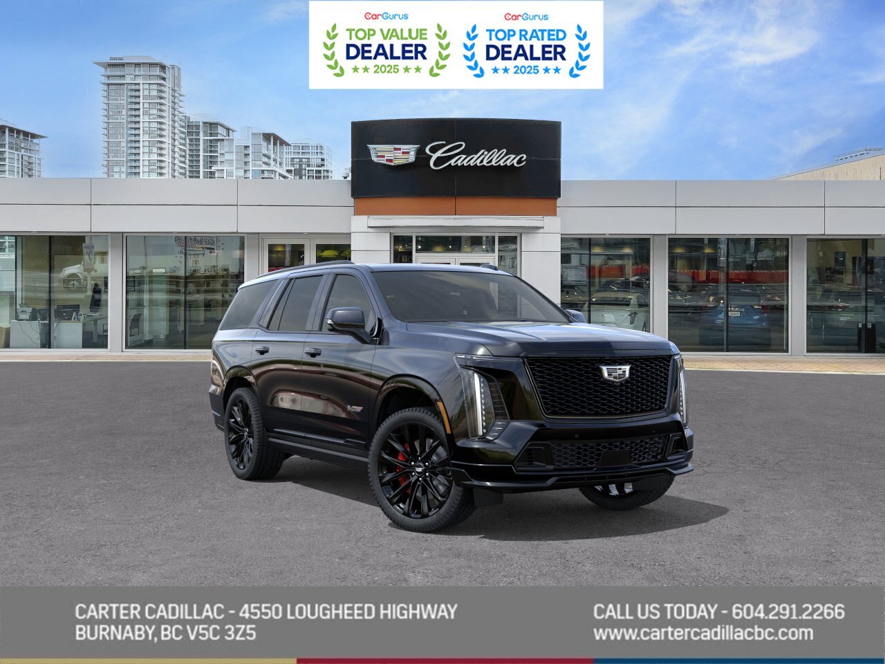 Black 2026 Cadillac Escalade-V 4WD SUV / Crossover All-Wheel Drive