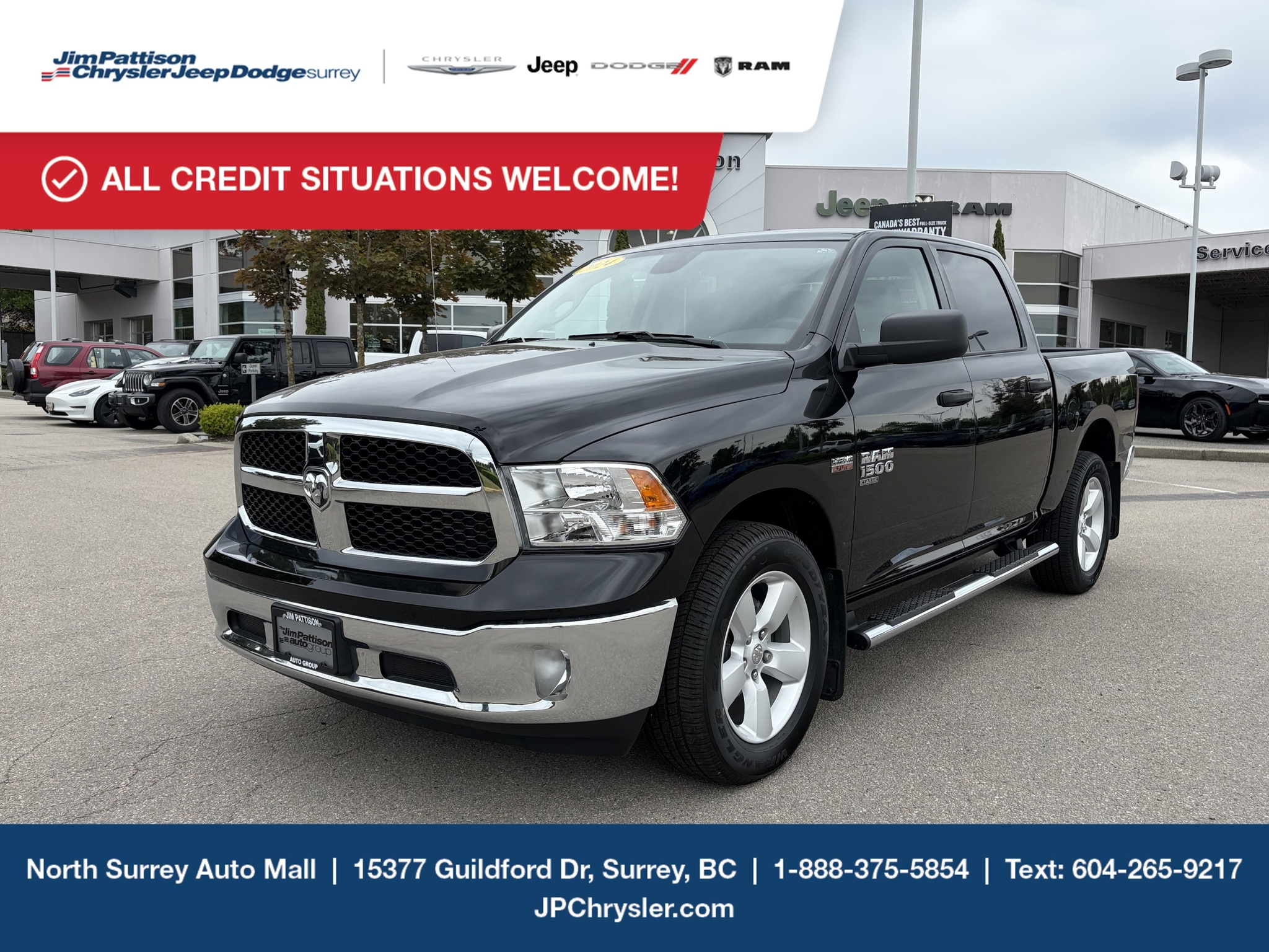 2024 RAM 1500 Tradesman 4x4 Crew Cab 5'7" Box Truck