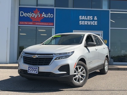 Silver 2022 Chevrolet Equinox LS AWD with 1LS SUV / Crossover Four-Wheel Drive Automatic