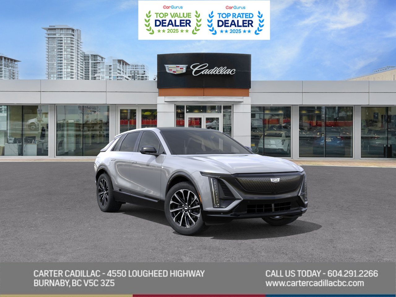 Silver 2026 Cadillac LYRIQ Premium Sport AWD SUV / Crossover All-Wheel Drive 1-Speed Automatic
