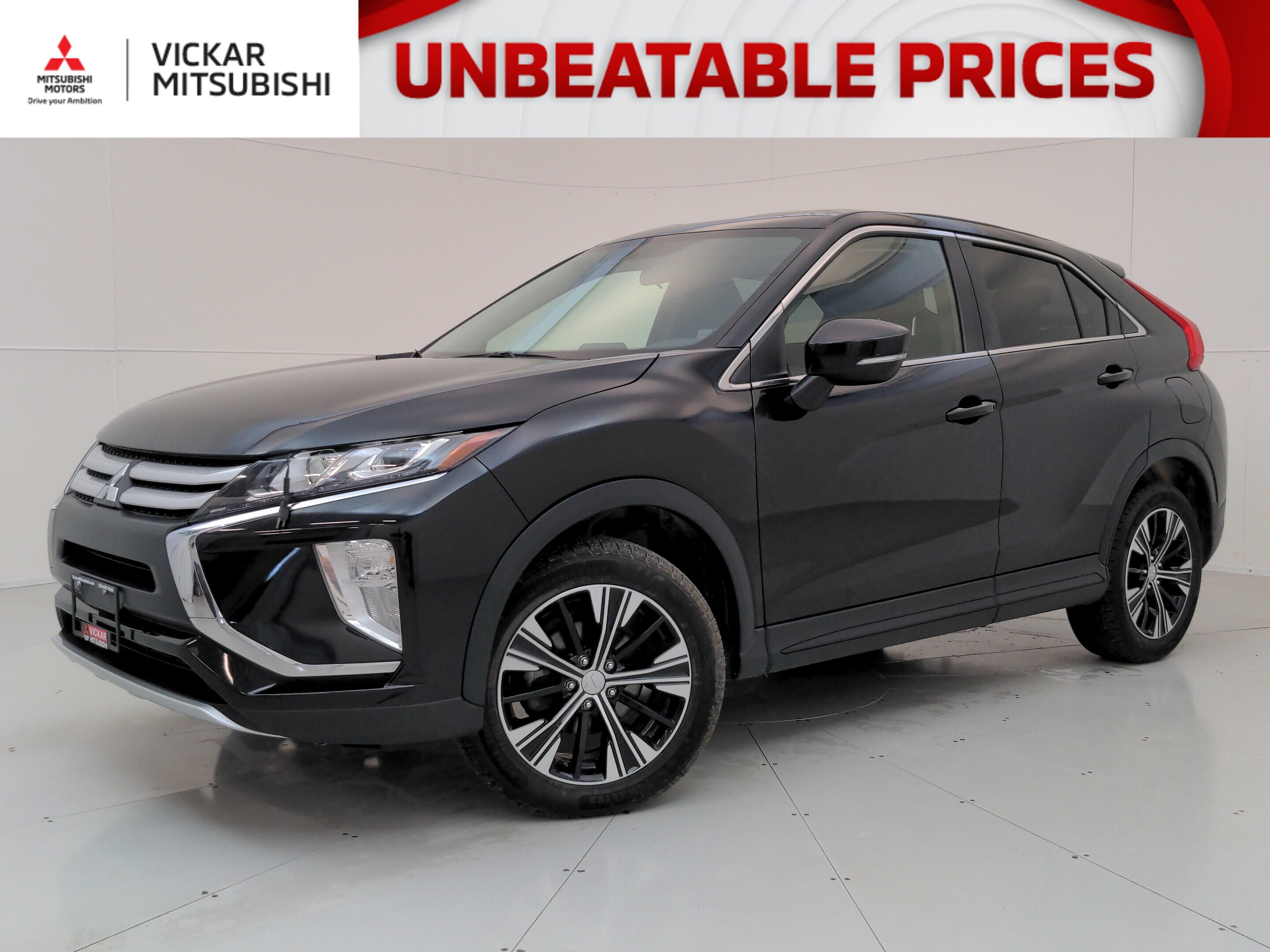 Black 2019 Mitsubishi Eclipse Cross ES AWD SUV / Crossover All-Wheel Drive Continuously Variable Transmission