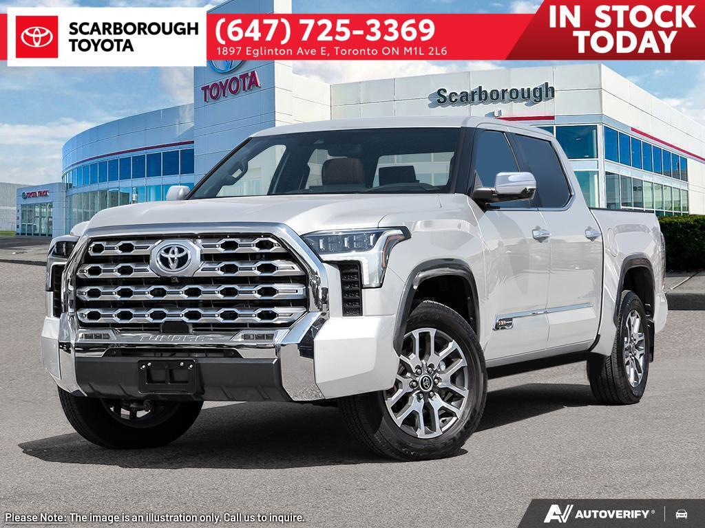 White 2026 Toyota Tundra 1794 Edition CrewMax Cab 4WD Pickup Truck Four-Wheel Drive Automatic