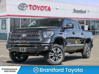 Black 2021 Toyota Tundra Pickup Truck Four-Wheel Drive Automatic