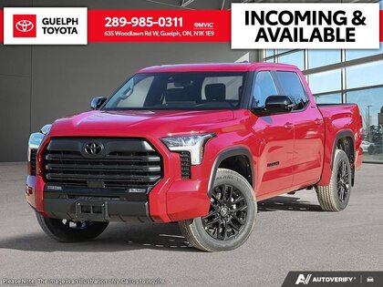 Red 2026 Toyota Tundra Limited Nightshade CrewMax Cab 4WD Pickup Truck Automatic