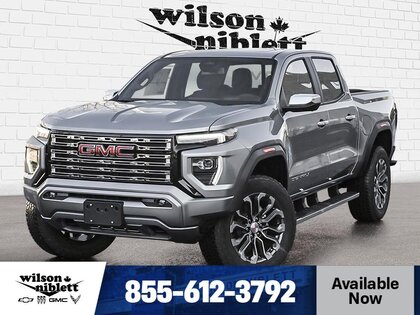 Gray 2026 GMC Canyon Denali Crew Cab 4WD Pickup Truck Four-Wheel Drive 8-Speed Automatic