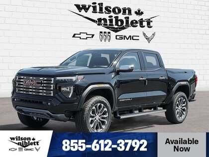 Black 2026 GMC Canyon Denali Crew Cab 4WD Pickup Truck Four-Wheel Drive Automatic