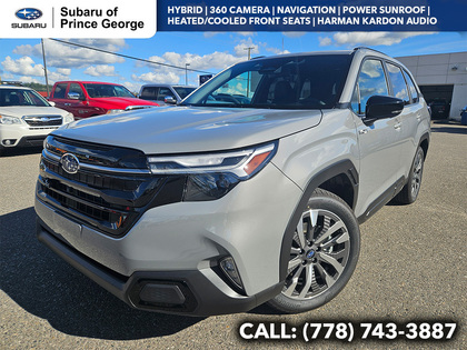 Gray 2026 Subaru Forester Hybrid Premier AWD SUV / Crossover Continuously Variable Transmission