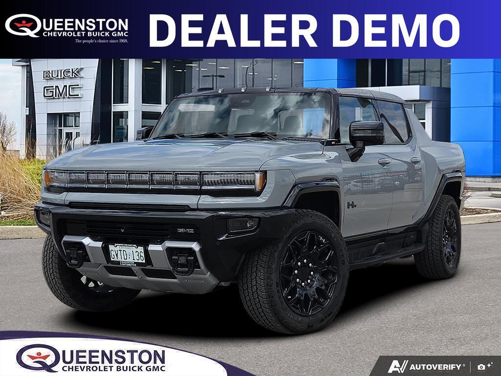 Gray 2026 GMC Hummer EV Pickup 2X Crew Cab AWD Pickup Truck All-Wheel Drive 1-Speed Automatic