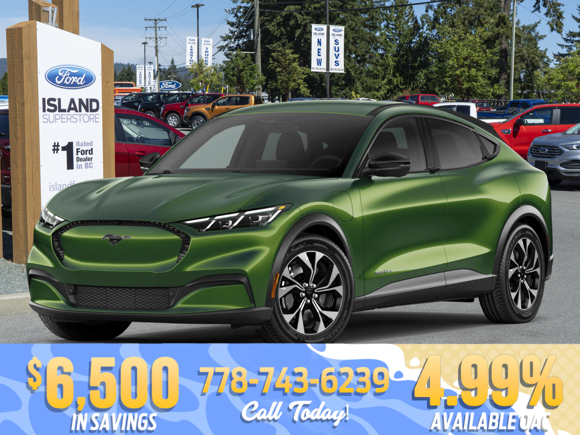Green 2026 Ford Mustang Mach-E Select AWD SUV / Crossover All-Wheel Drive 1-Speed Automatic