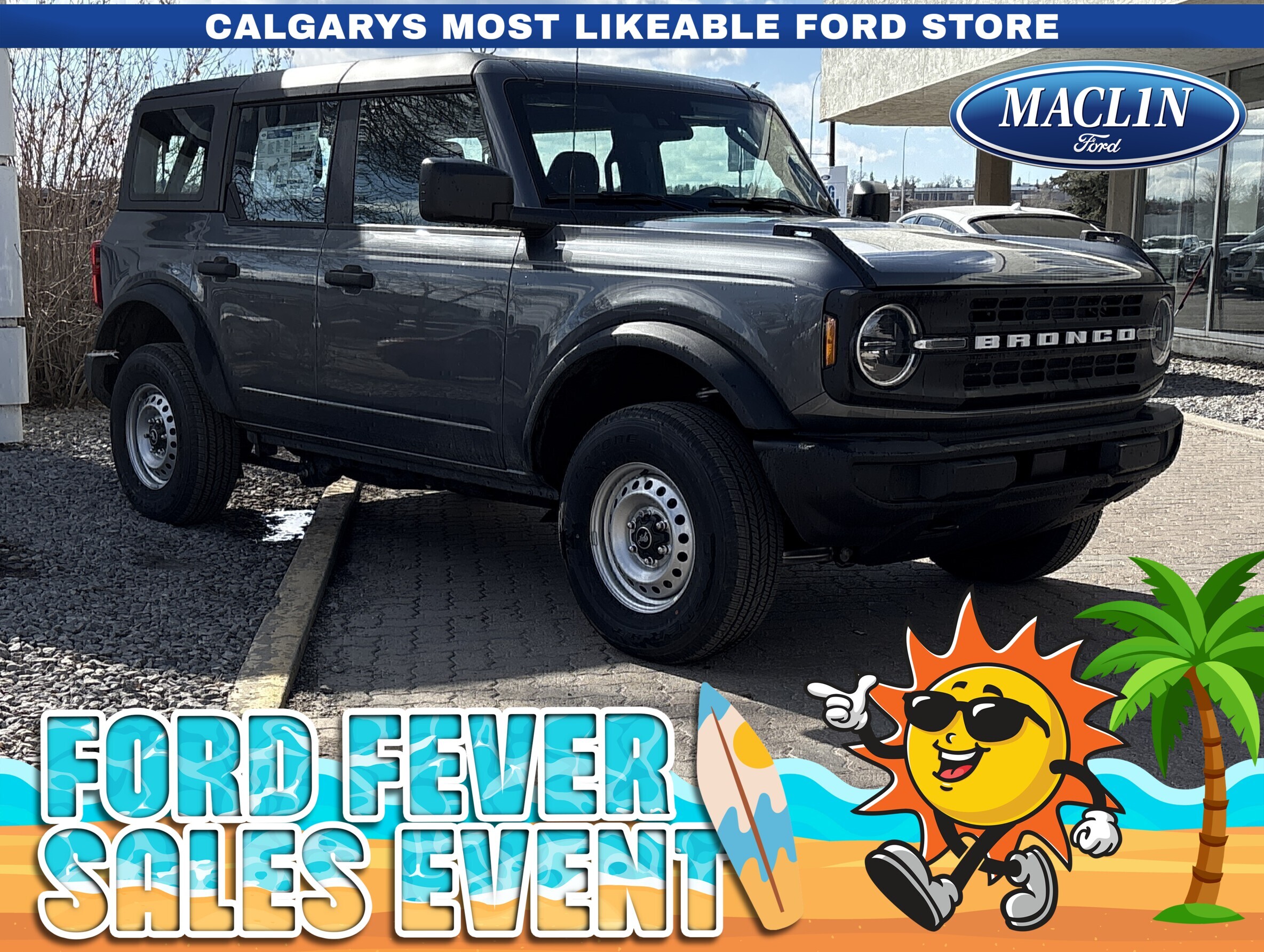 Gray 2026 Ford Bronco 4-Door 4WD SUV / Crossover Four-Wheel Drive Automatic