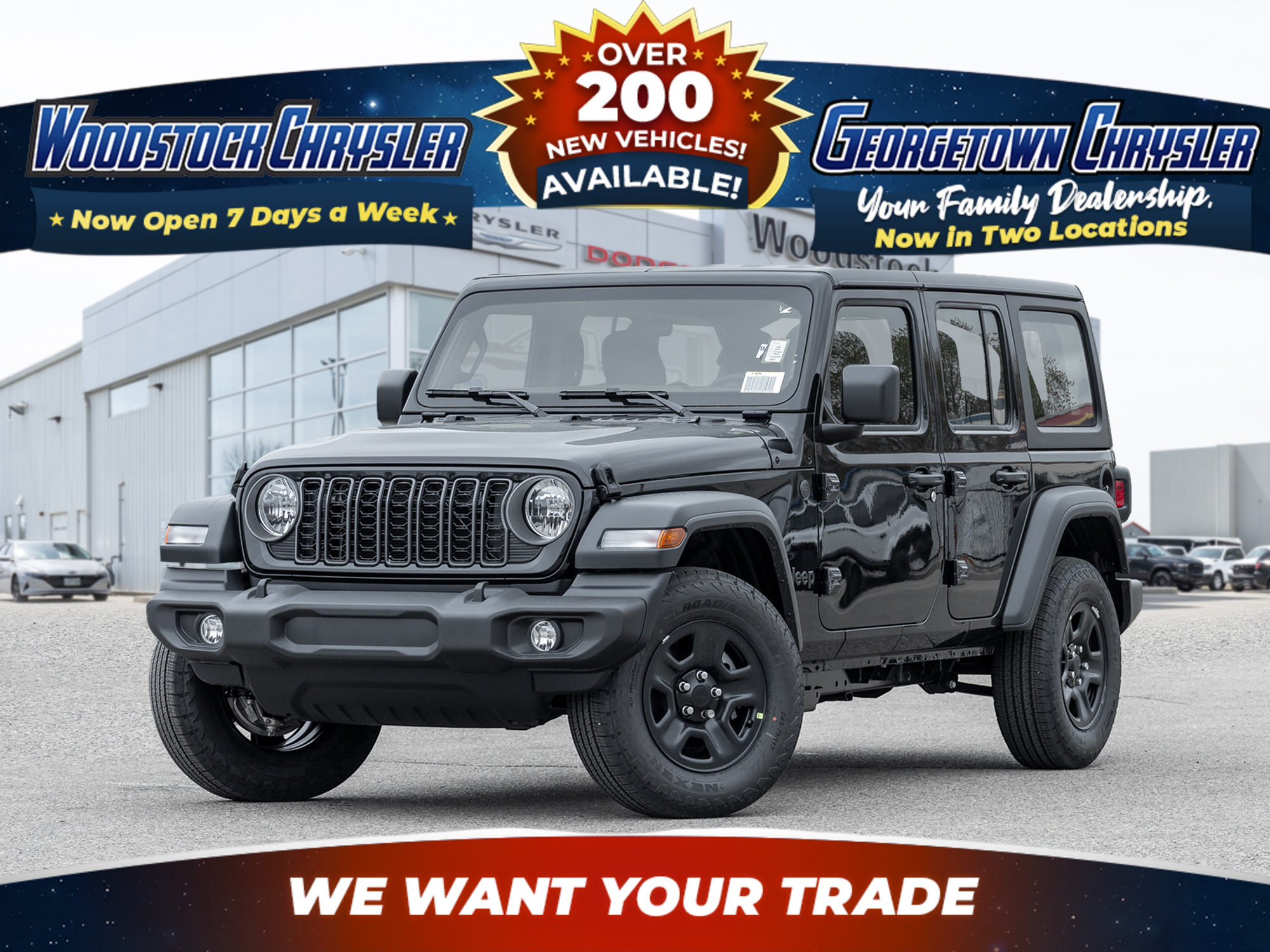 2026 Jeep Wrangler Sport 4-Door 4WD