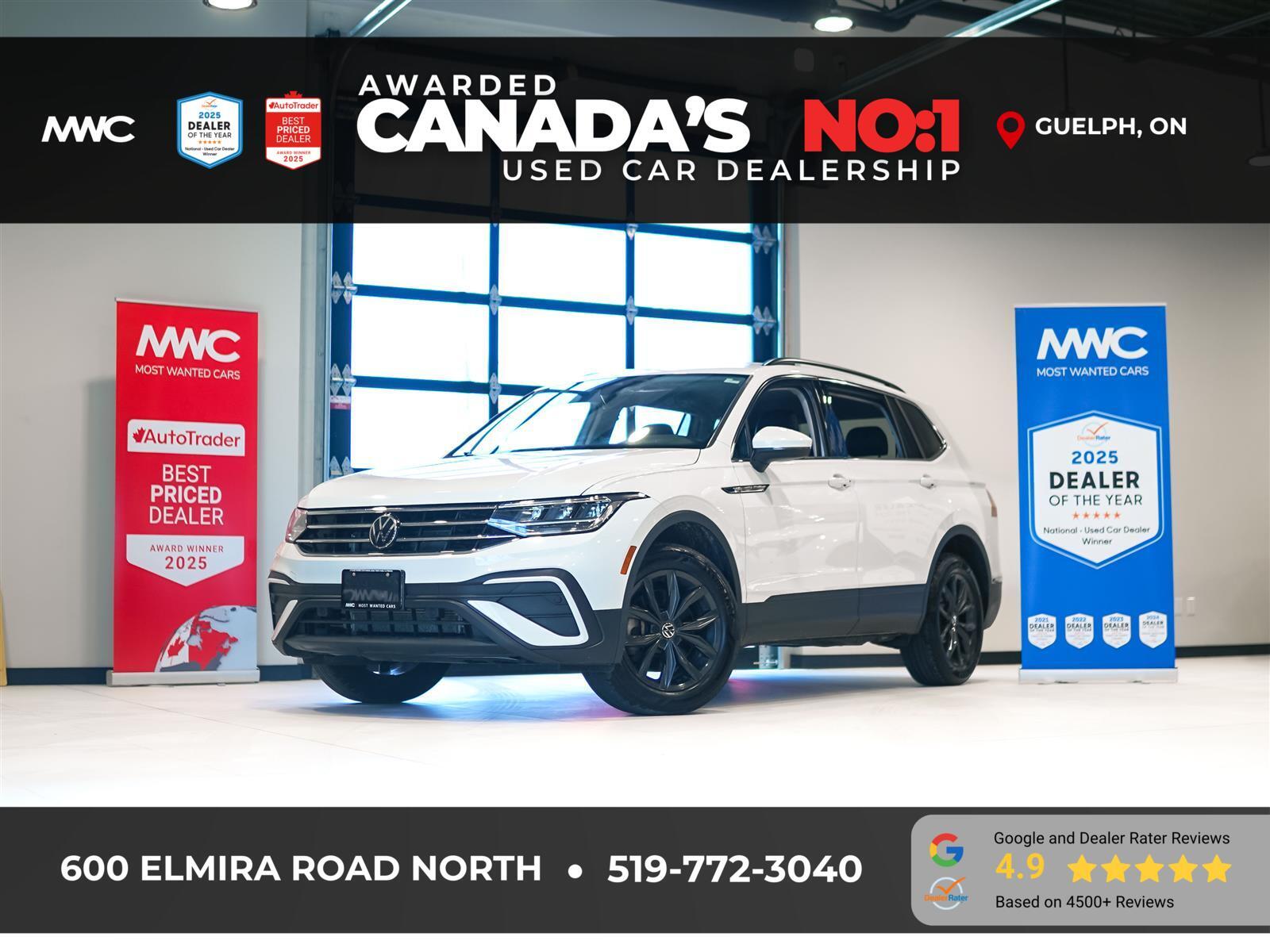 2024 Volkswagen Tiguan COMFORTLINE | AWD | NO ACCIDENTS | LEATHER