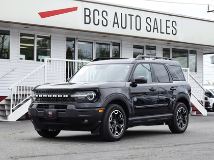 Black 2025 Ford Bronco Sport Outer Banks AWD SUV / Crossover All-Wheel Drive 8-Speed Automatic