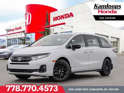 White 2026 Honda Odyssey Minivan Front-Wheel Drive Automatic