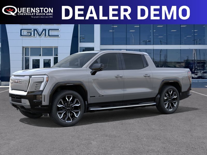Gray 2026 GMC Sierra EV Denali Crew Cab (Max Range) e4WD Pickup Truck All-Wheel Drive 1-Speed Automatic