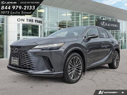 Gray 2026 Lexus RX Hybrid 450h+ Ultra Premium AWD SUV / Crossover Continuously Variable Transmission