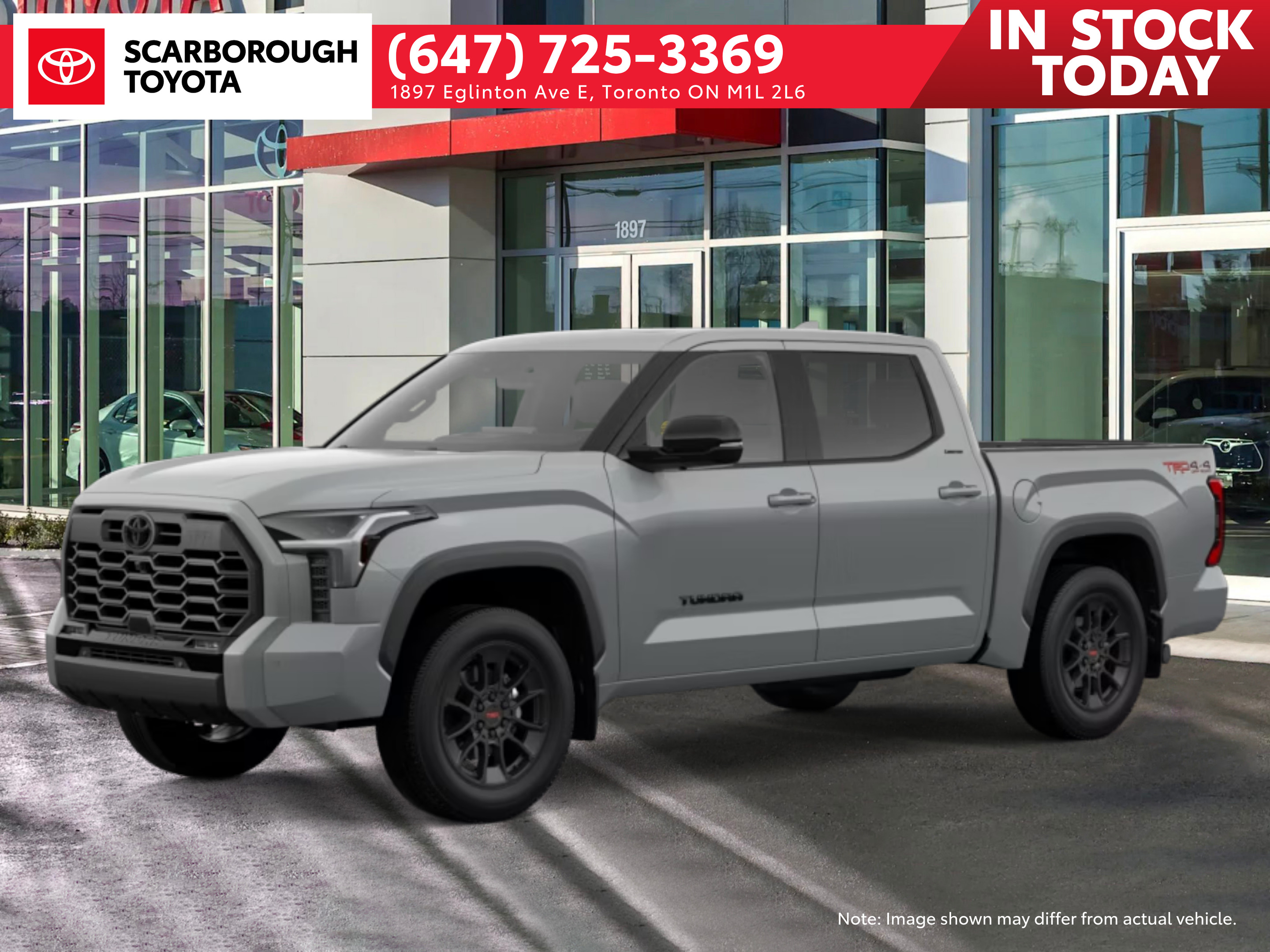 Silver 2026 Toyota Tundra Limited CrewMax Cab 4WD Pickup Truck Four-Wheel Drive Automatic