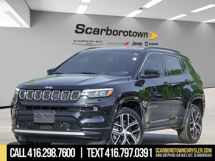 Black 2024 Jeep Compass Limited 4WD SUV / Crossover Four-Wheel Drive 8-Speed Automatic