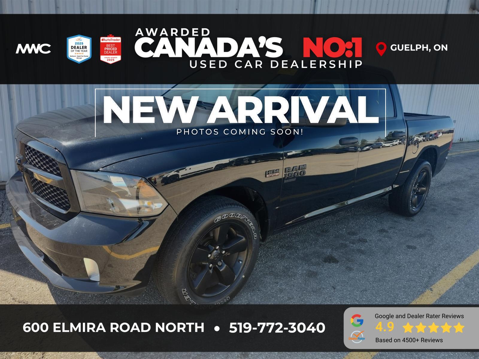 2021 RAM 1500 CREW CAB 4X4 | 5.7 | HEMI | NIGHT | NO ACCIDENTS | ONE OWNER