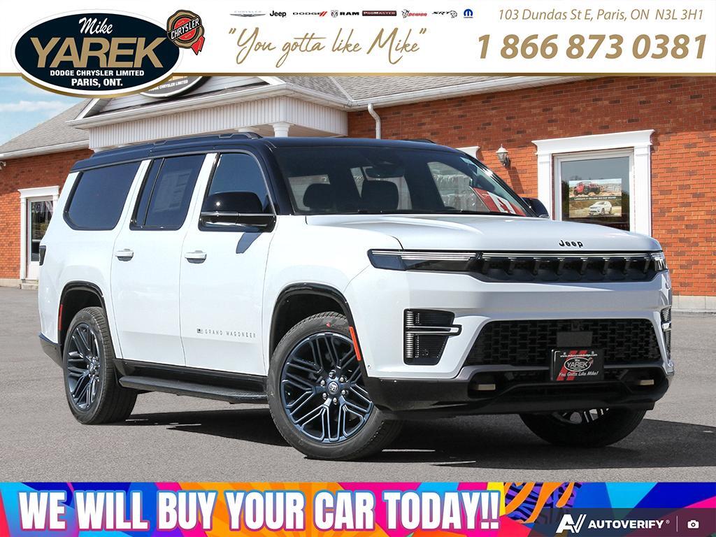 White 2026 Jeep Grand Wagoneer L 4WD SUV / Crossover Four-Wheel Drive 8-Speed Automatic