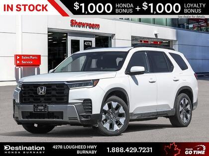 PLATINUM WHITE PEARL 2026 Honda Pilot Touring AWD SUV / Crossover All-Wheel Drive Automatic