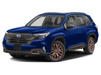 Blue 2026 Subaru Forester Sport Crossover AWD SUV / Crossover All-Wheel Drive Continuously Variable Transmission