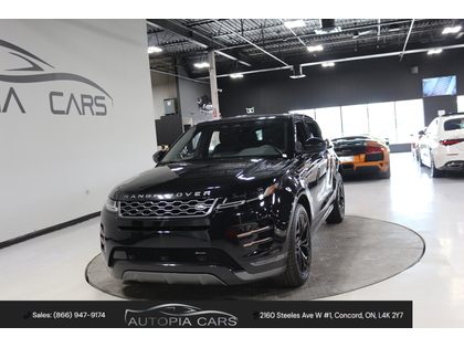 Black 2023 Land Rover Range Rover Evoque P250 R-Dynamic SE AWD SUV / Crossover All-Wheel Drive Automatic