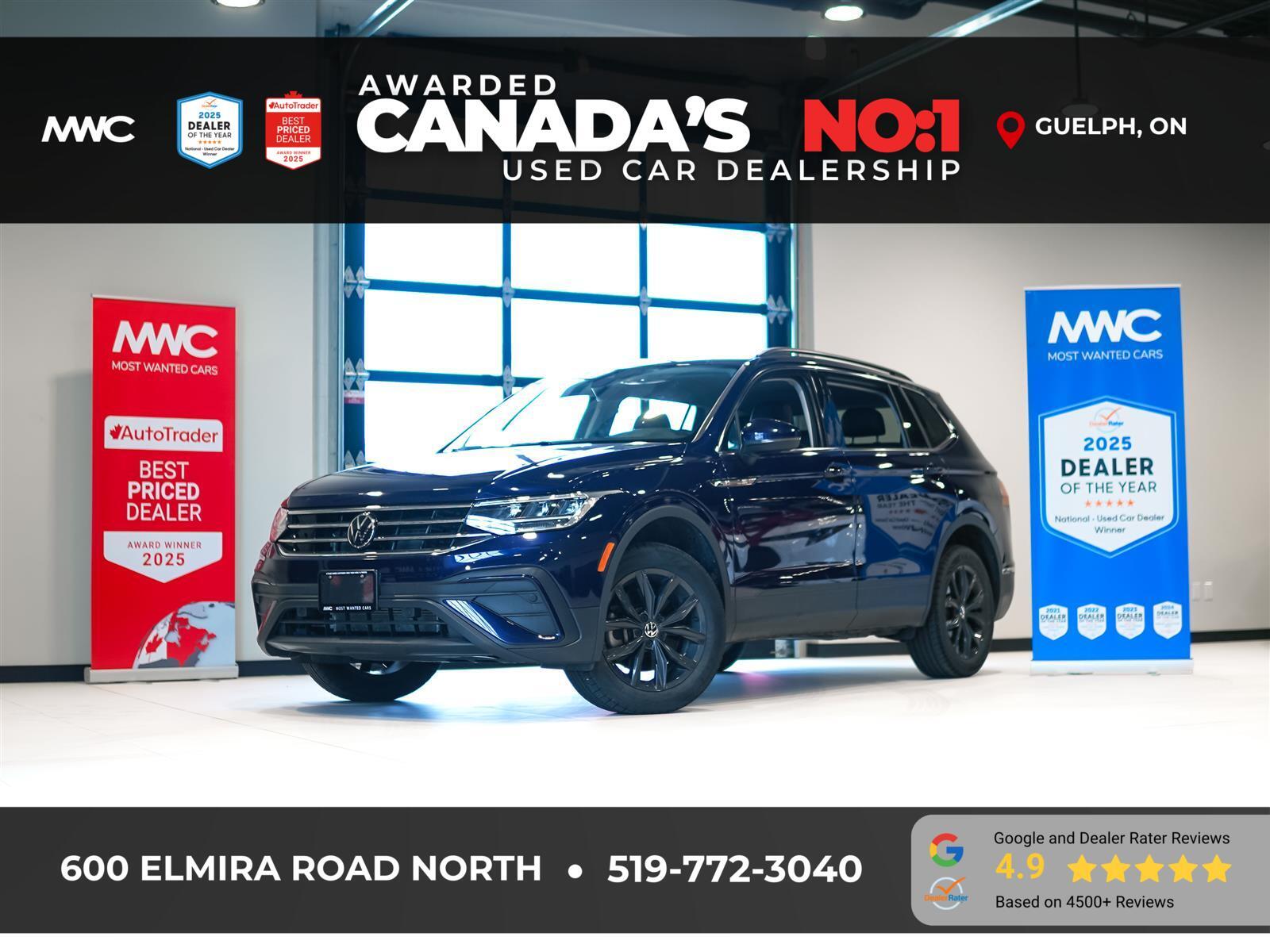 2024 Volkswagen Tiguan COMFORTLINE | AWD | NO ACCIDENTS | LEATHER