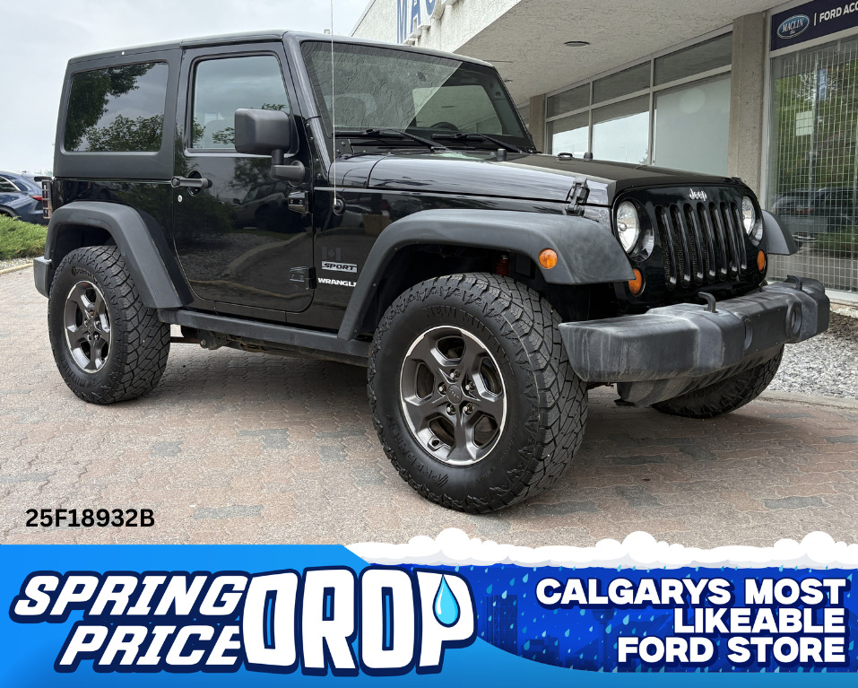 Black 2016 Jeep Wrangler Sport 4WD SUV / Crossover Four-Wheel Drive