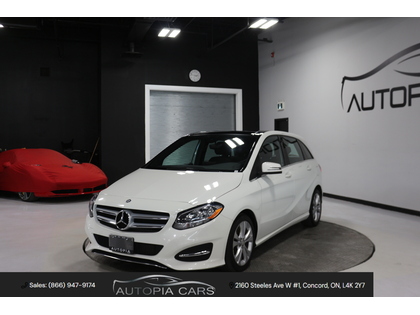White 2017 Mercedes-Benz B-Class B 250 Sports Tourer AWD Wagon Automatic