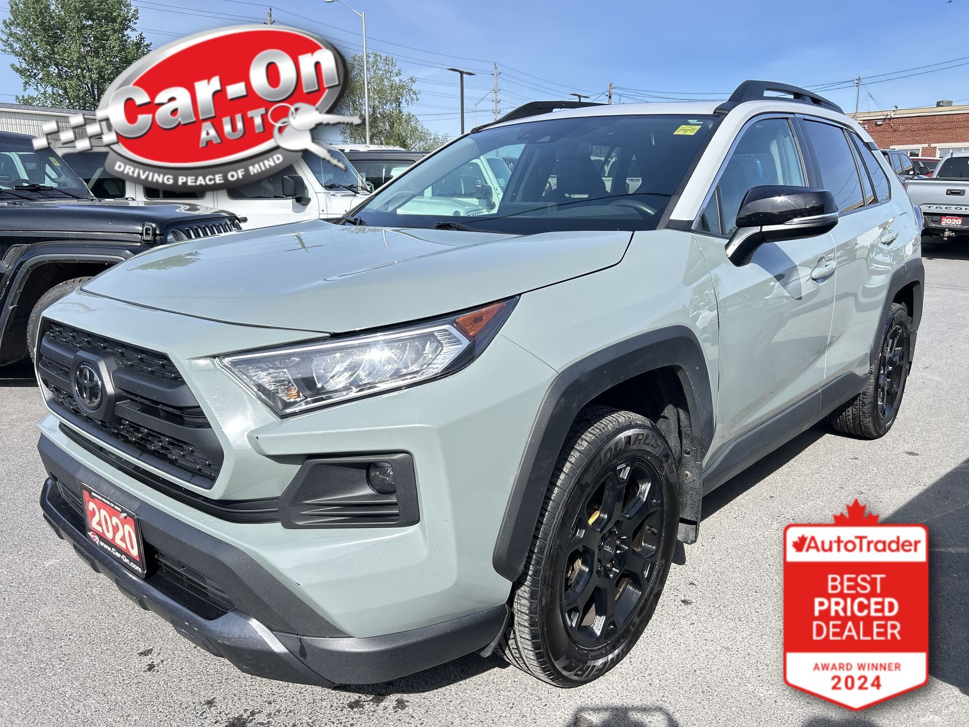 Green 2020 Toyota RAV4 TRD Off-Road AWD SUV / Crossover All-Wheel Drive Automatic