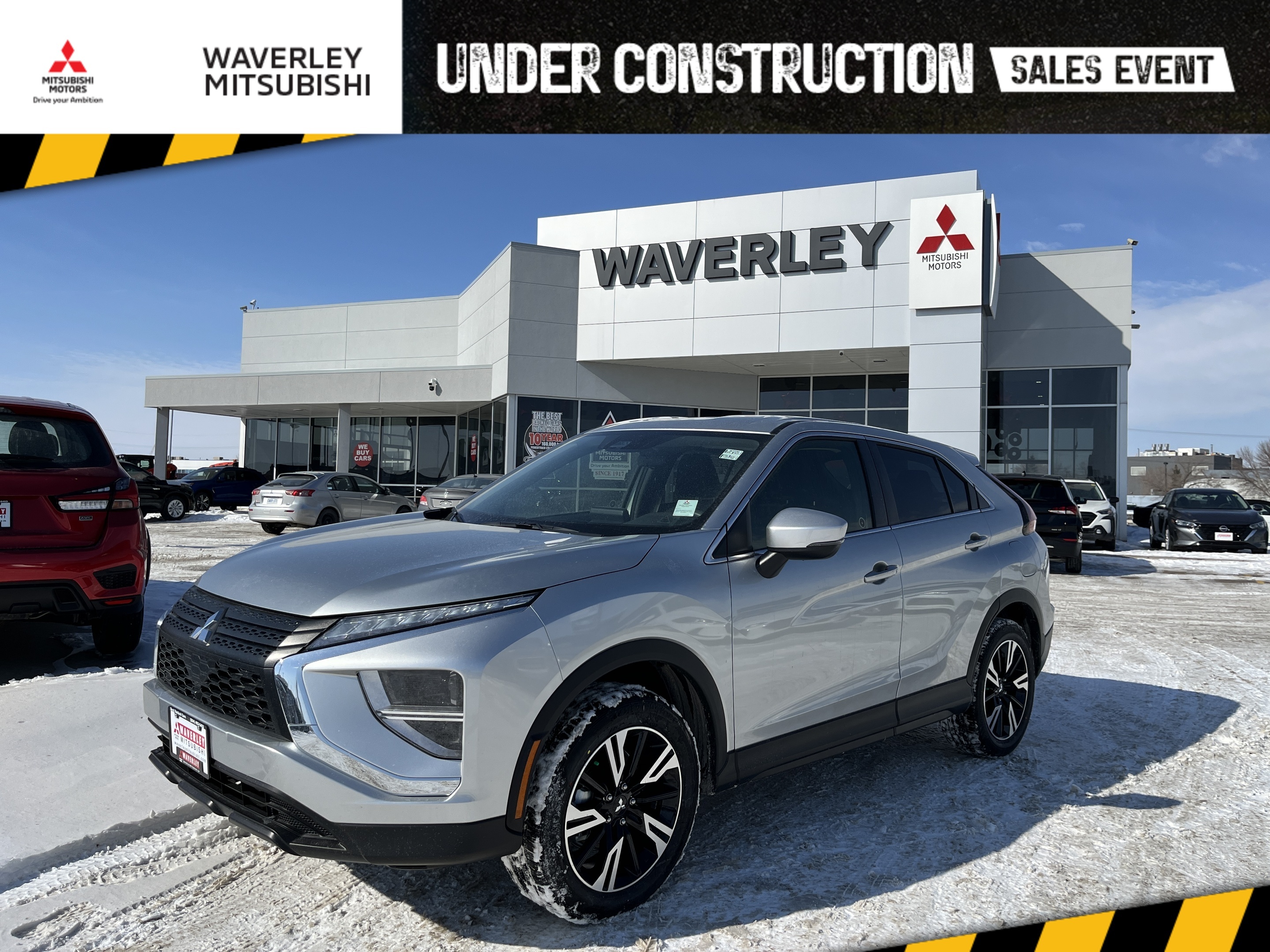 Silver 2026 Mitsubishi Eclipse Cross ES S-AWC SUV / Crossover All-Wheel Drive Continuously Variable Transmission