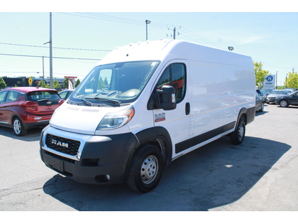 White 2019 RAM ProMaster 3500 159 High Roof Extended Cargo Van FWD Van Front-Wheel Drive Automatic