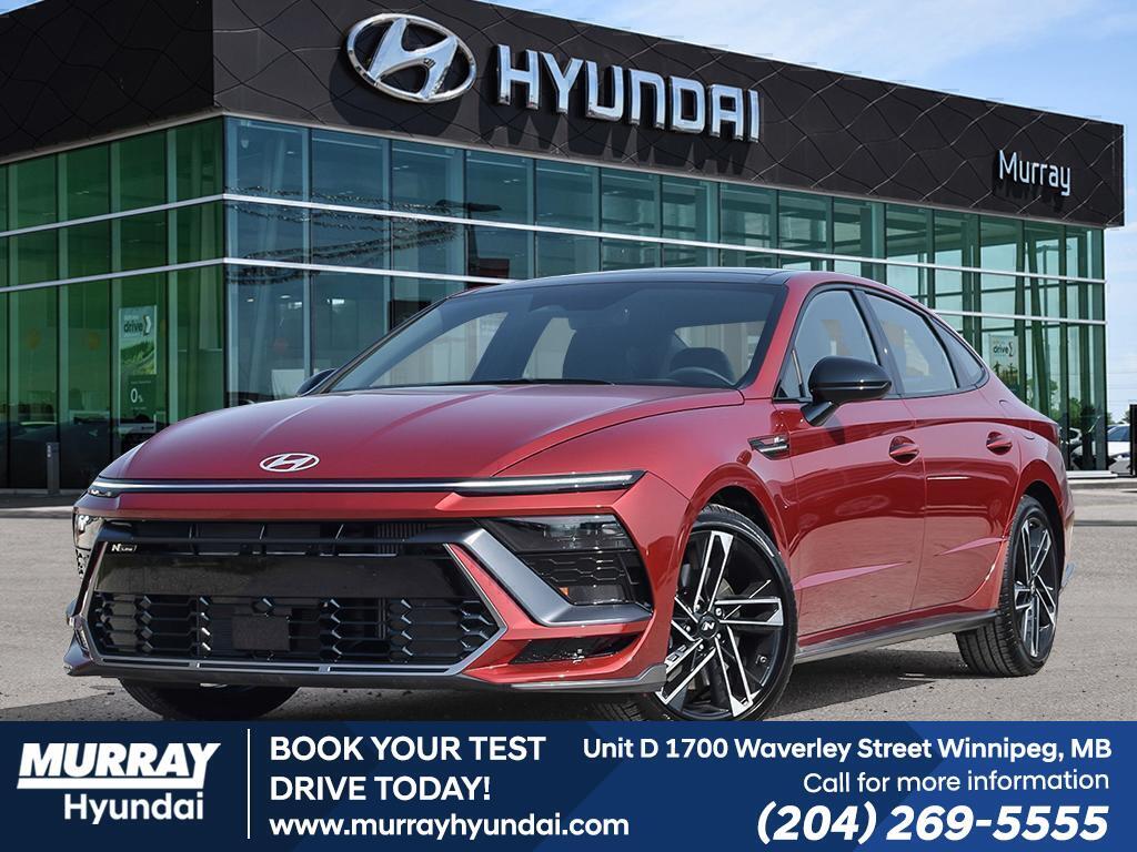 Ultimate Red 2025 Hyundai Sonata N Line Ultimate FWD Sedan 8-Speed Automatic