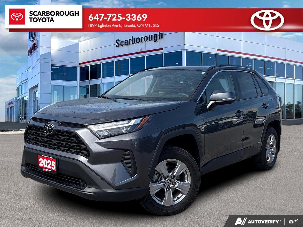 Gray 2025 Toyota RAV4 Hybrid XLE AWD SUV / Crossover All-Wheel Drive Continuously Variable Transmission
