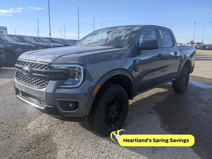 Gray 2026 Ford Ranger XLT SuperCrew 4WD Pickup Truck Four-Wheel Drive Automatic