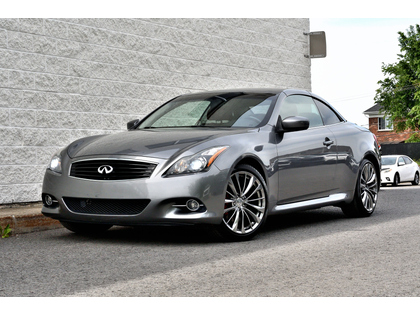 Gray (Dark Grey) 2015 INFINITI Q60 Sport Convertible RWD Convertible Rear-Wheel Drive 7-Speed Automatic