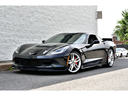 Black 2019 Chevrolet Corvette Stingray 1LT Coupe RWD Coupe Rear-Wheel Drive Manual