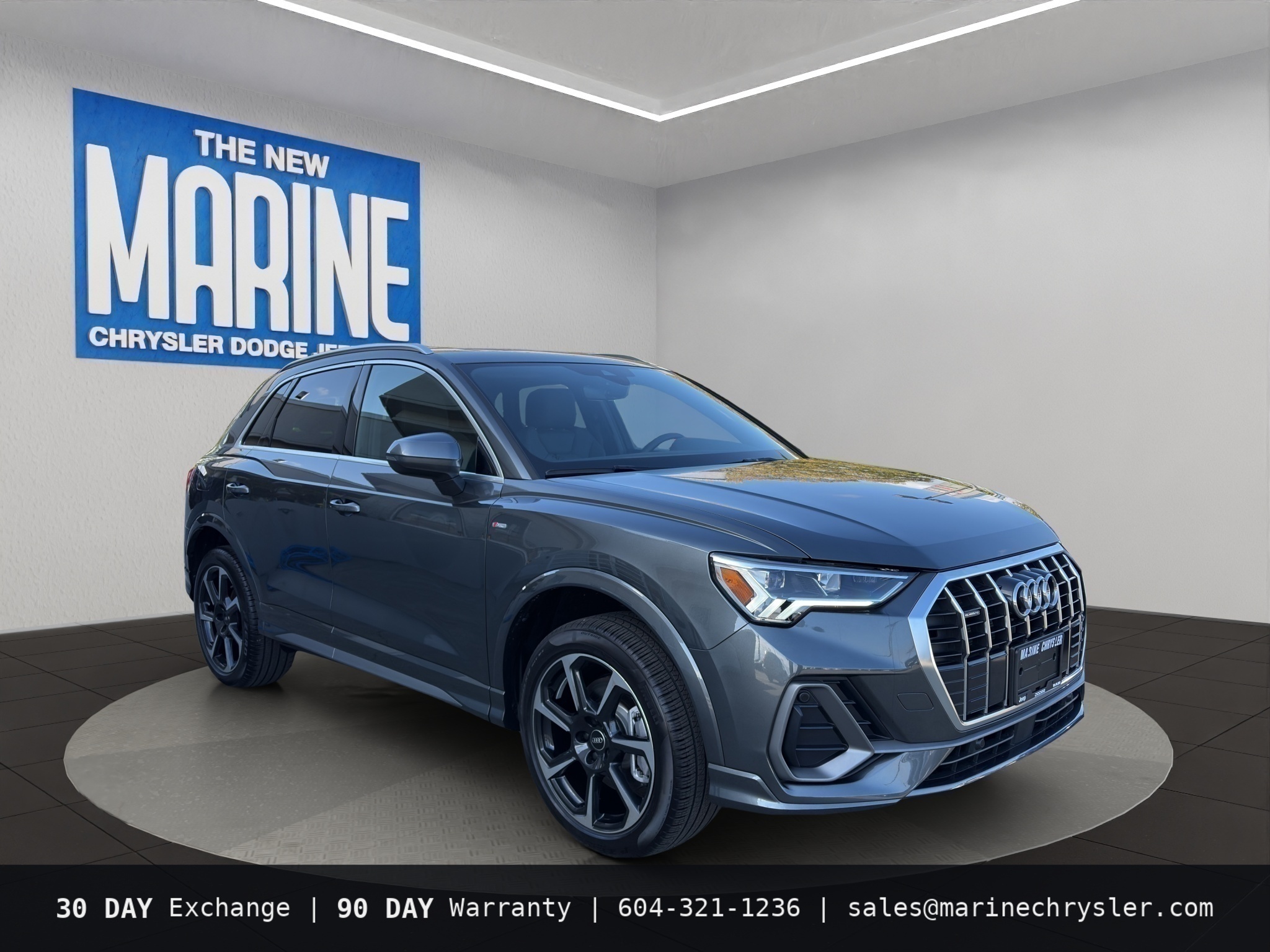 Gray 2025 Audi Q3 quattro Progressiv 45 TFSI SUV / Crossover 8-Speed Automatic