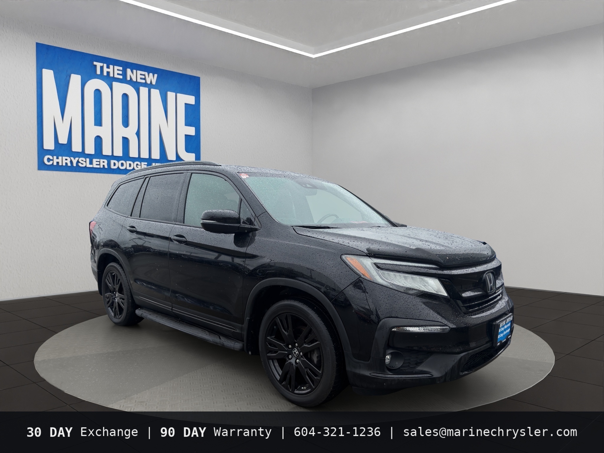 Black 2019 Honda Pilot Black Edition AWD SUV / Crossover Automatic