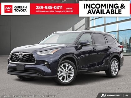 Blue 2026 Toyota Highlander Limited AWD SUV / Crossover All-Wheel Drive Automatic