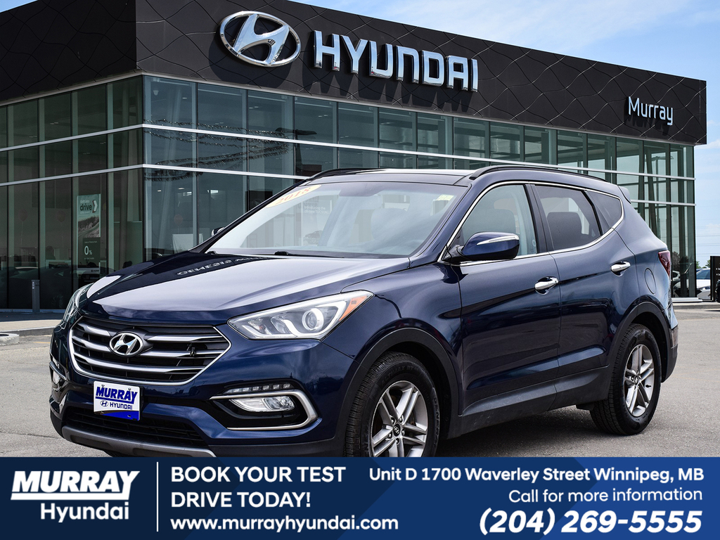 Nightfall Blue 2018 Hyundai Santa Fe Sport 2.4L Luxury AWD SUV / Crossover Automatic